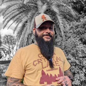 Trucker Hat With Leather Bigfoot / Sasquatch Patch NWT